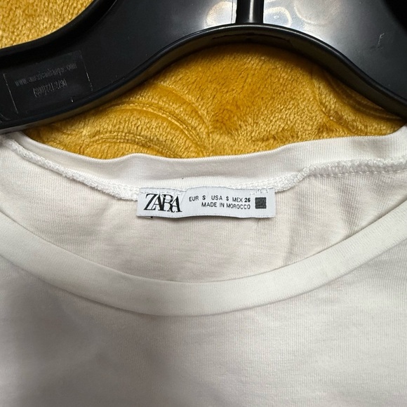 Zara Cream Casual Top - Picture 6 of 7